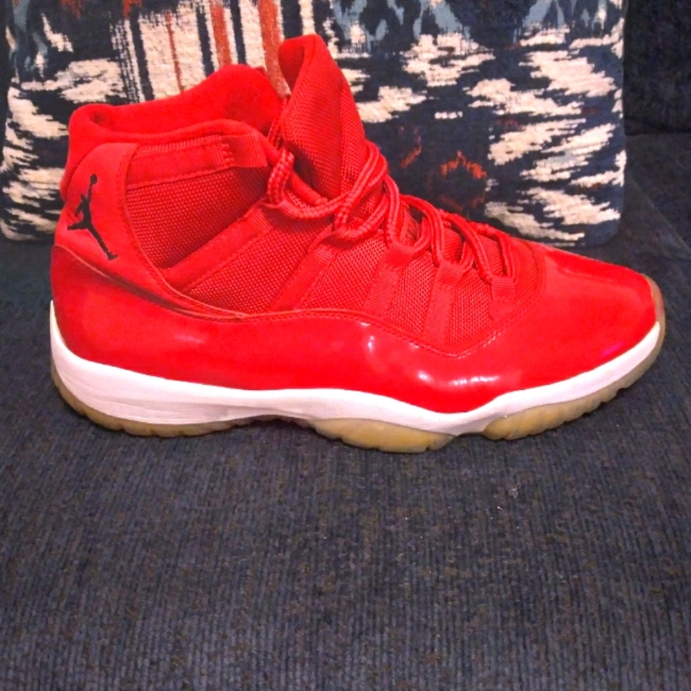 Red& White Retro Jordans